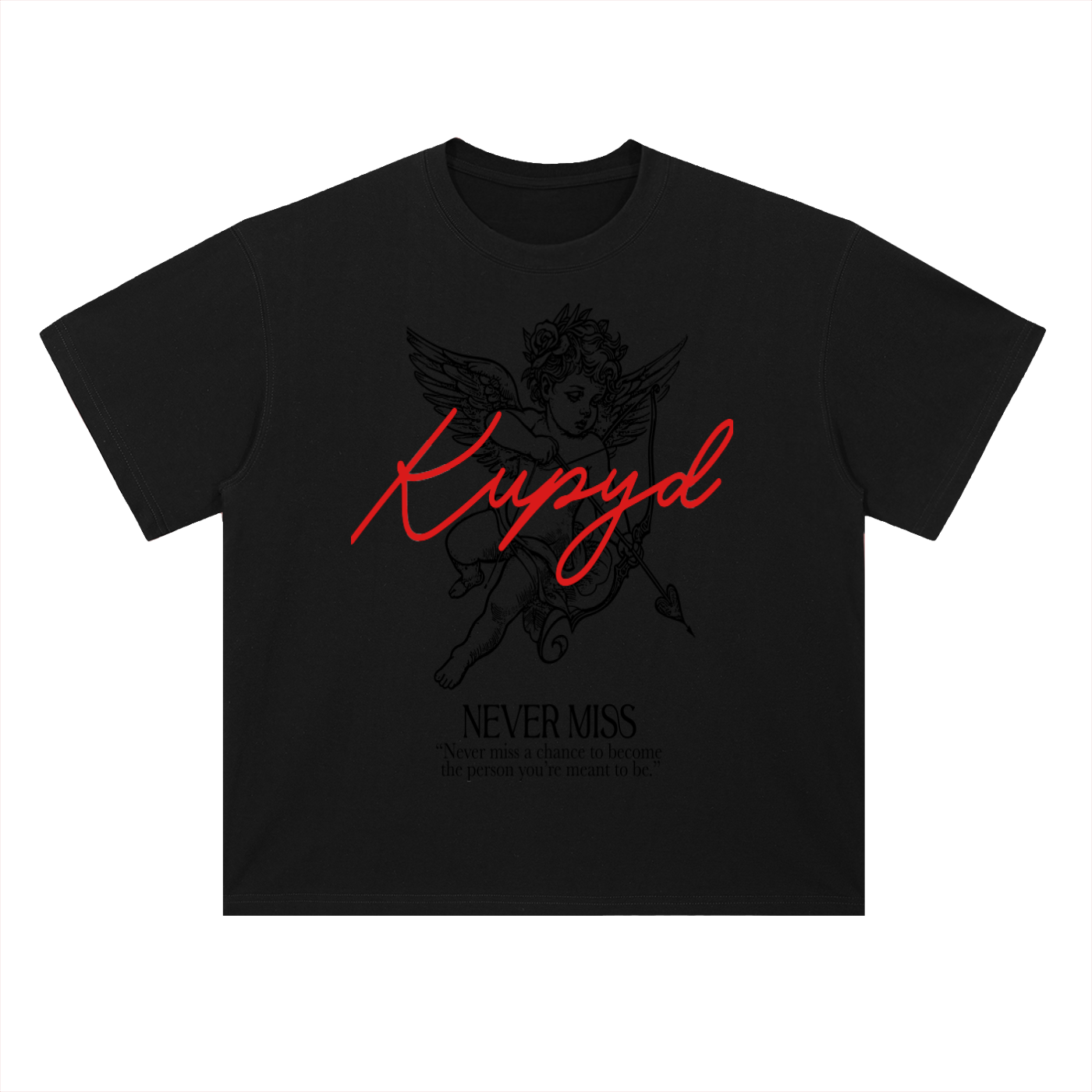 Heavyweight Drop Shoulder Cotton T-Shirt