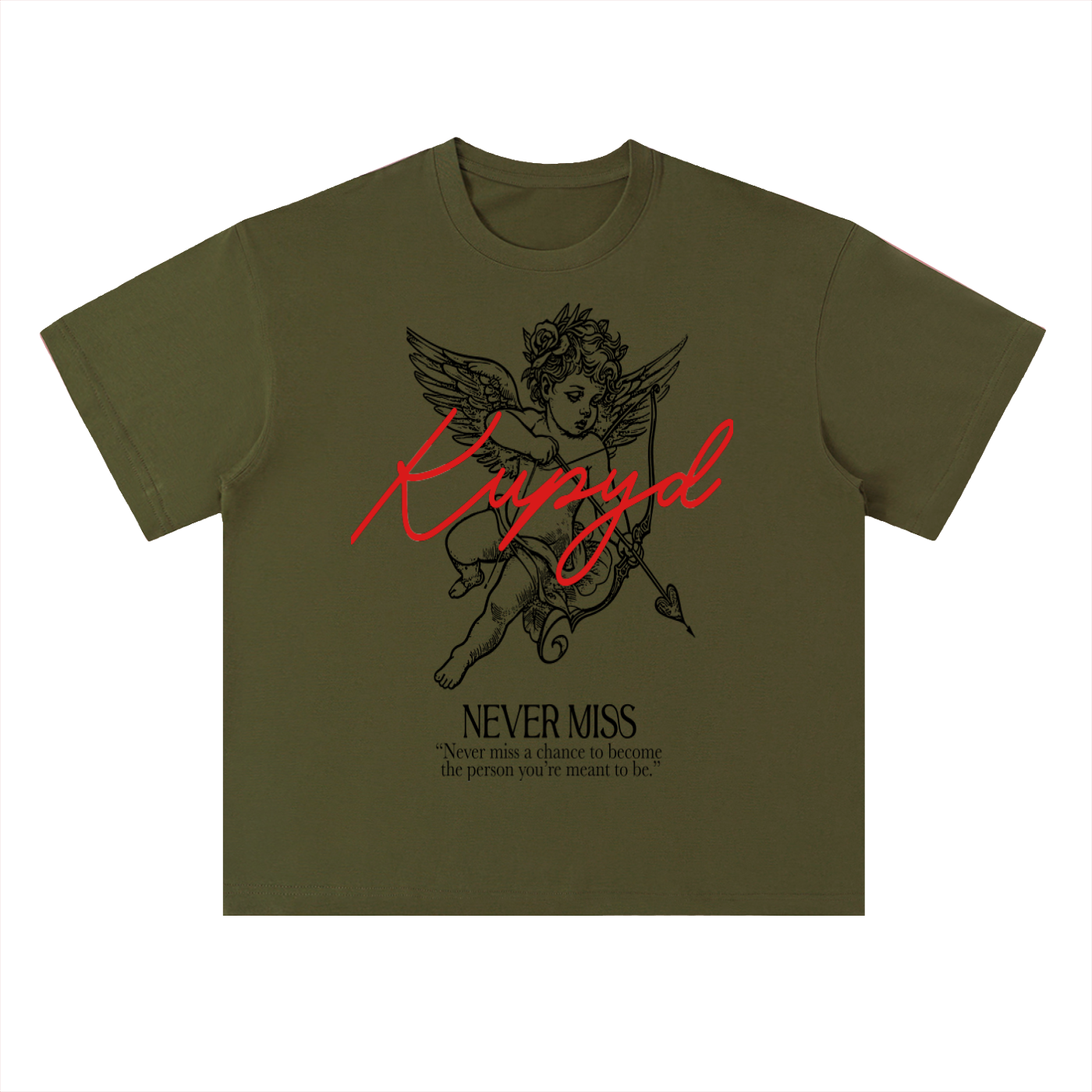 Heavyweight Drop Shoulder Cotton T-Shirt