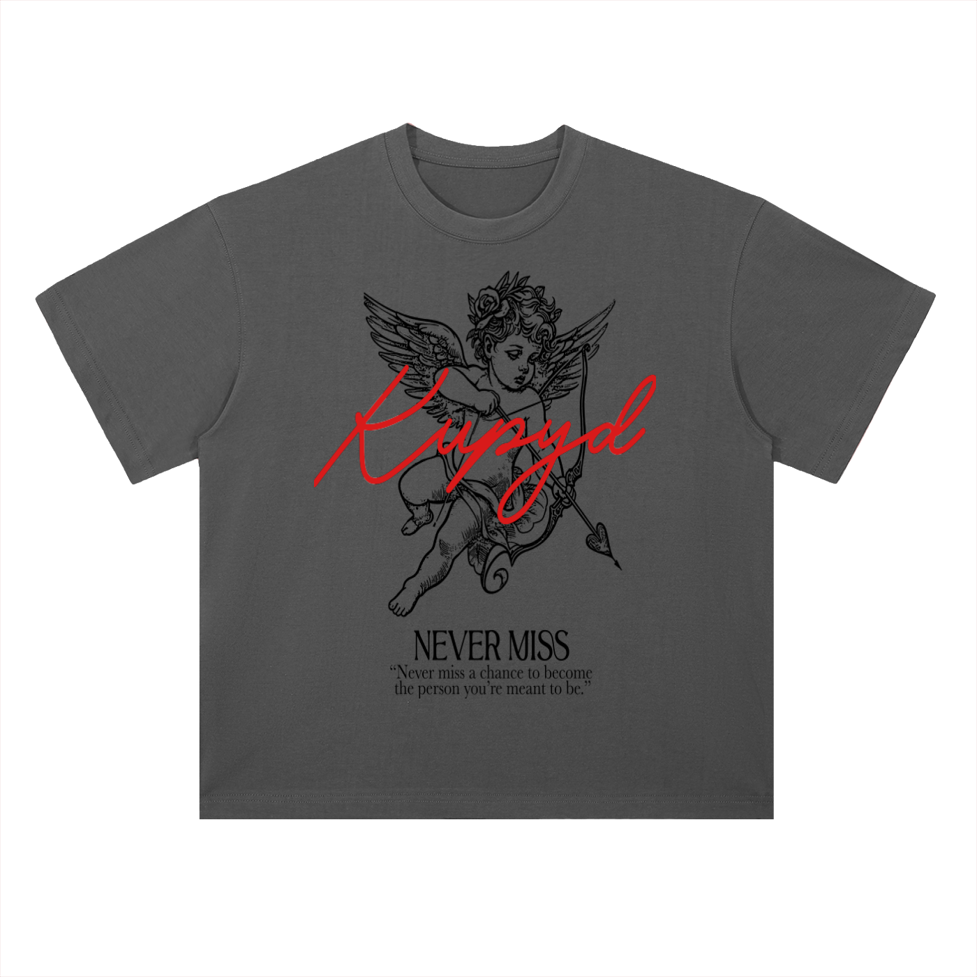 Heavyweight Drop Shoulder Cotton T-Shirt